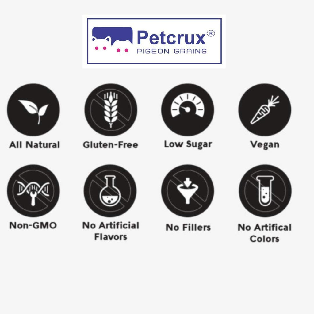 Petcrux Premium Pearl Millet (Bajra) Bird Food (2 Kg) for Pigeons, Doves, Canaries, Finches, Waxbills, Budgies, Lovebirds, Cockatiels, 2 kg Economic Pack (2 kg)