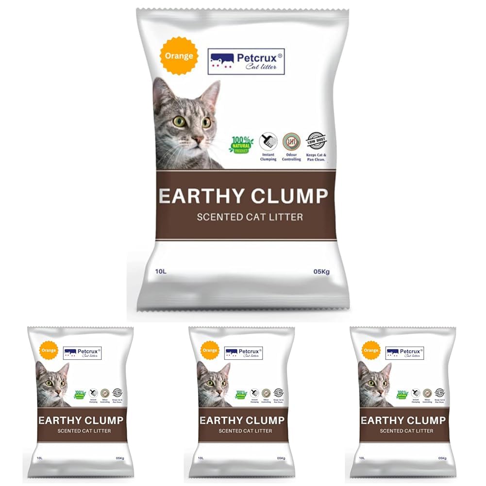 Earthy Clump Cat Litter — Orange Scent, 20kg
