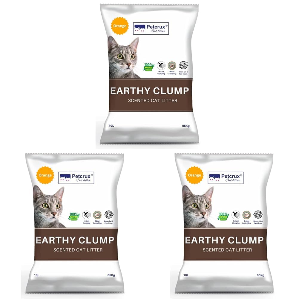 Earthy Clump Cat Litter — Orange Scent, 20kg