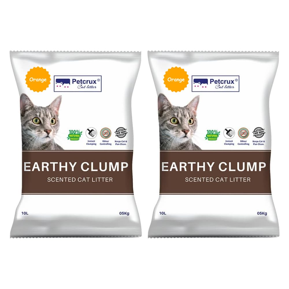 Earthy Clump Cat Litter — Orange Scent, 20kg