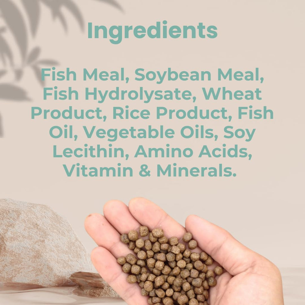 Petcrux Mini Pellet Fish Food for Complete Nutrition, 500g