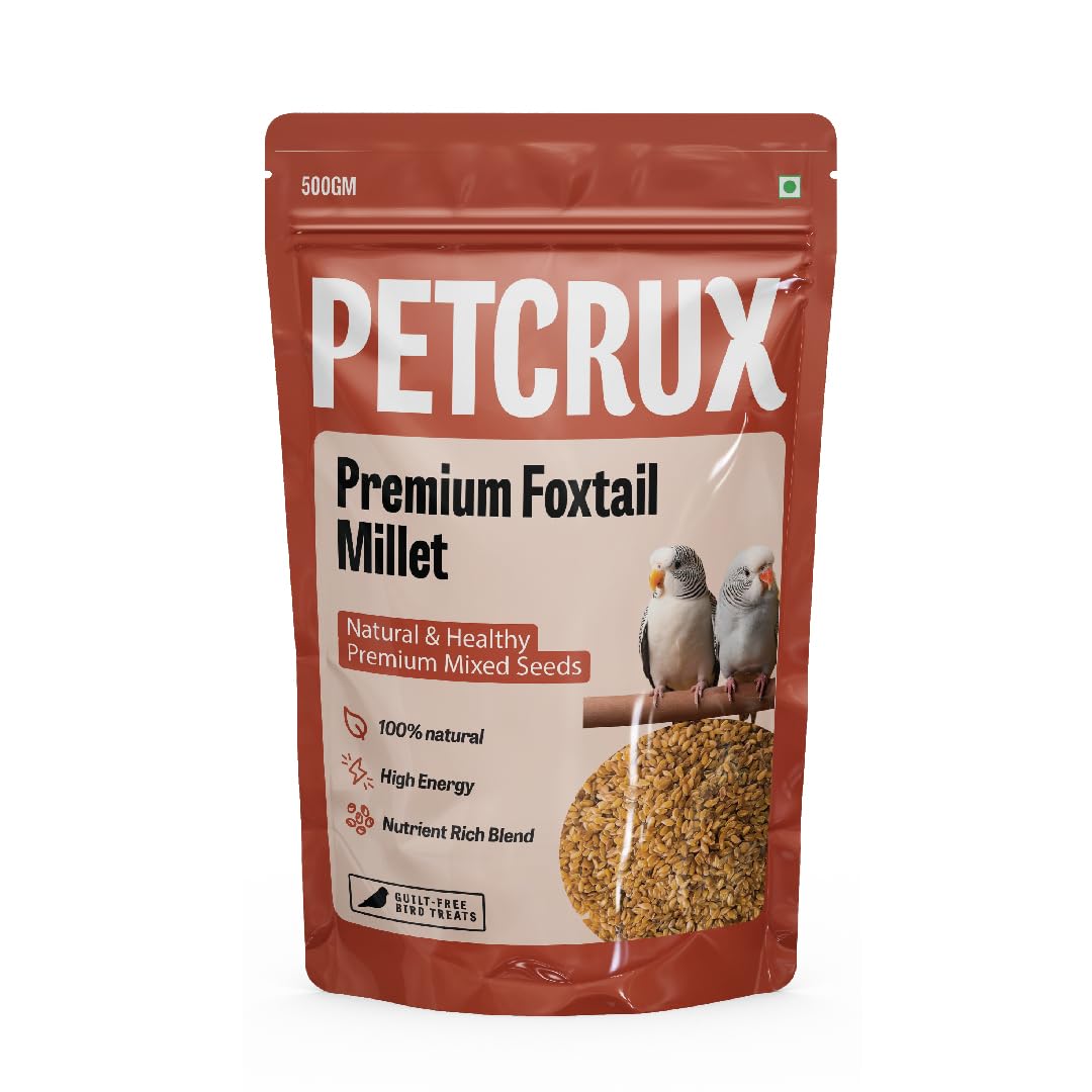 Petcrux Bird Food Foxtail Millets, 0.5kg
