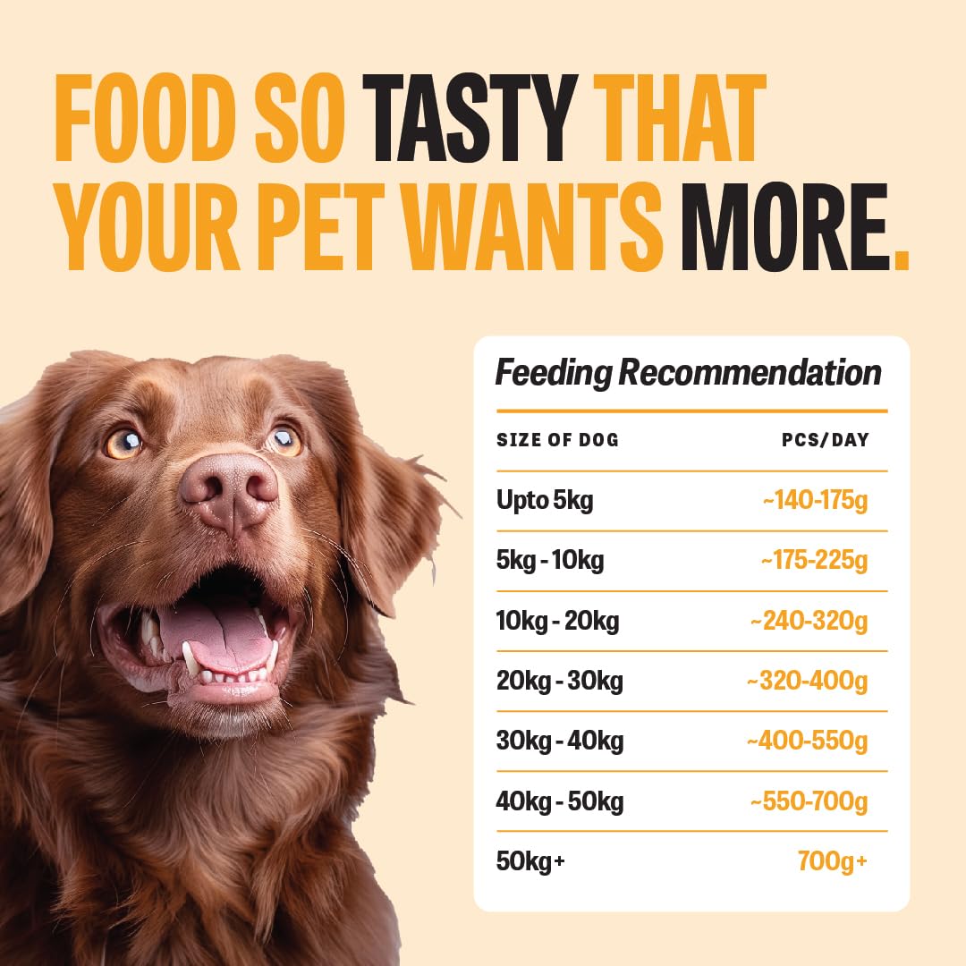 Petcrux Adult Dog Food Chicken & Rice, Complete Balanced Food for Adult Dogs, 10Kg