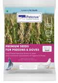 Petcrux Premium Pearl Millet (Bajra) Bird Food (2 Kg) for Pigeons, Doves, Canaries, Finches, Waxbills, Budgies, Lovebirds, Cockatiels, 2 kg Economic Pack (2 kg)
