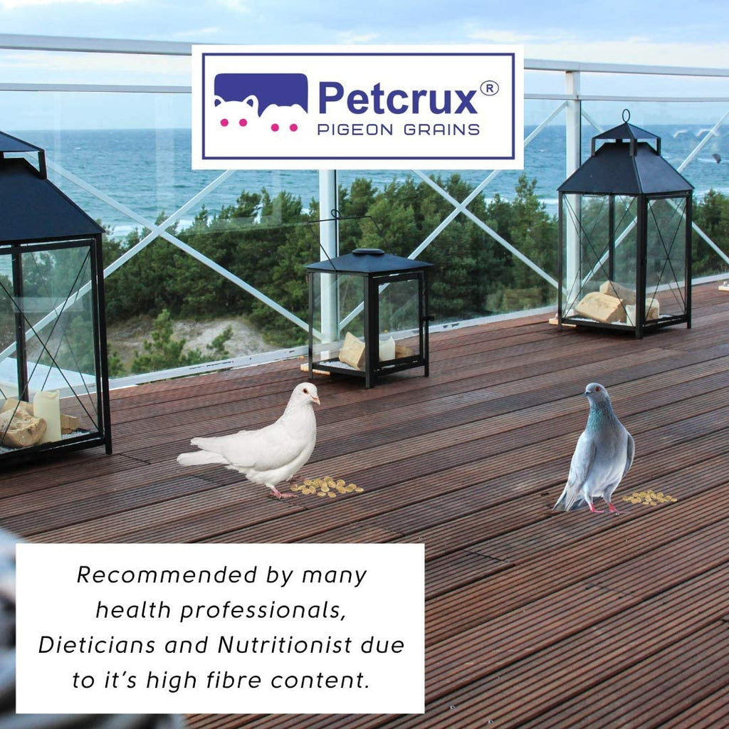 Petcrux Premium Pearl Millet (Bajra) Bird Food (2 Kg) for Pigeons, Doves, Canaries, Finches, Waxbills, Budgies, Lovebirds, Cockatiels, 2 kg Economic Pack (2 kg)