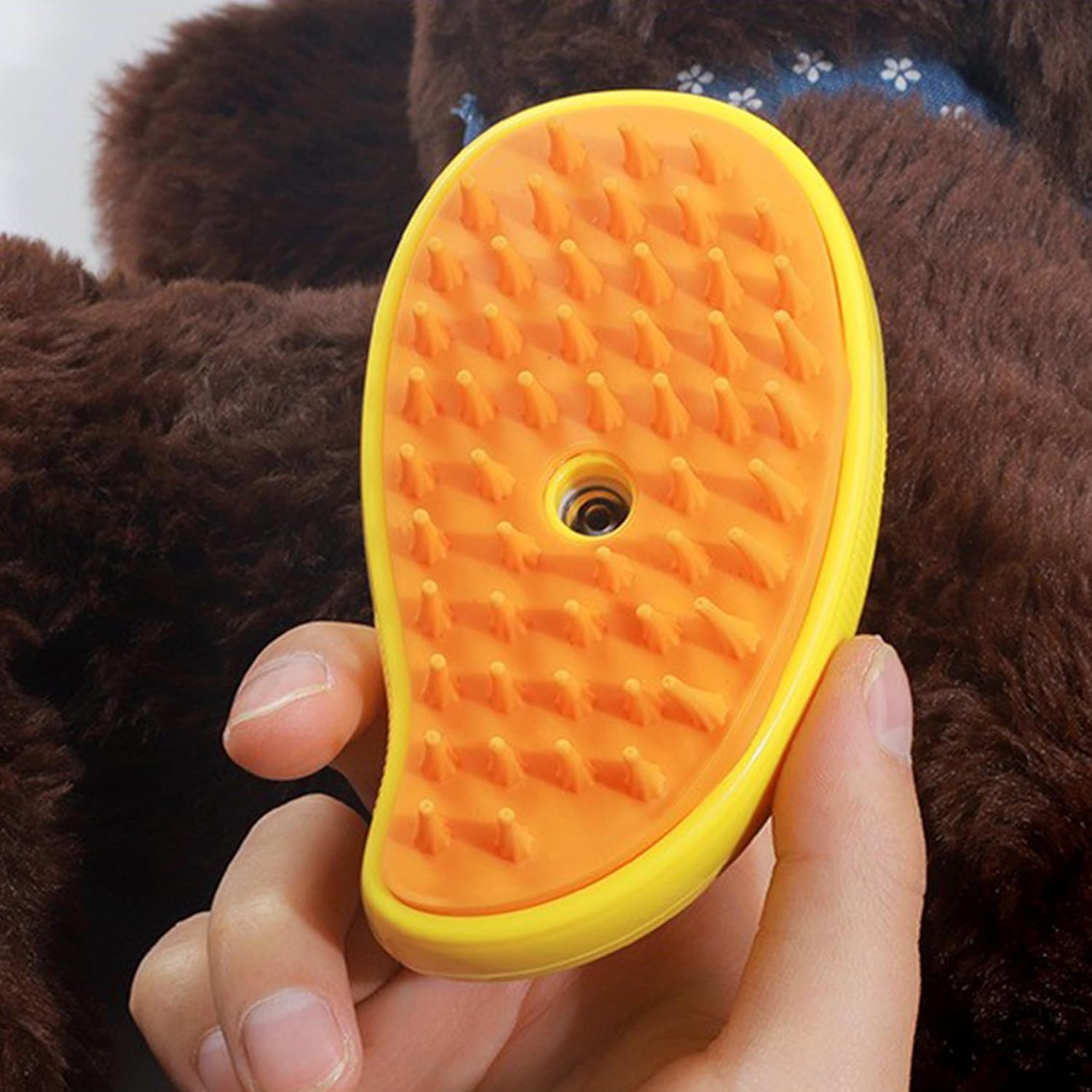 Petcrux Cat Steam Brush, Dog Steam Brush, Steam Brush for Cats and Dogs, 3 In 1 Steamy Pet Brush, Steaming Pet Hair Brush, Cat and Dog Comb with Steam, Pet Grooming Brush for Cats