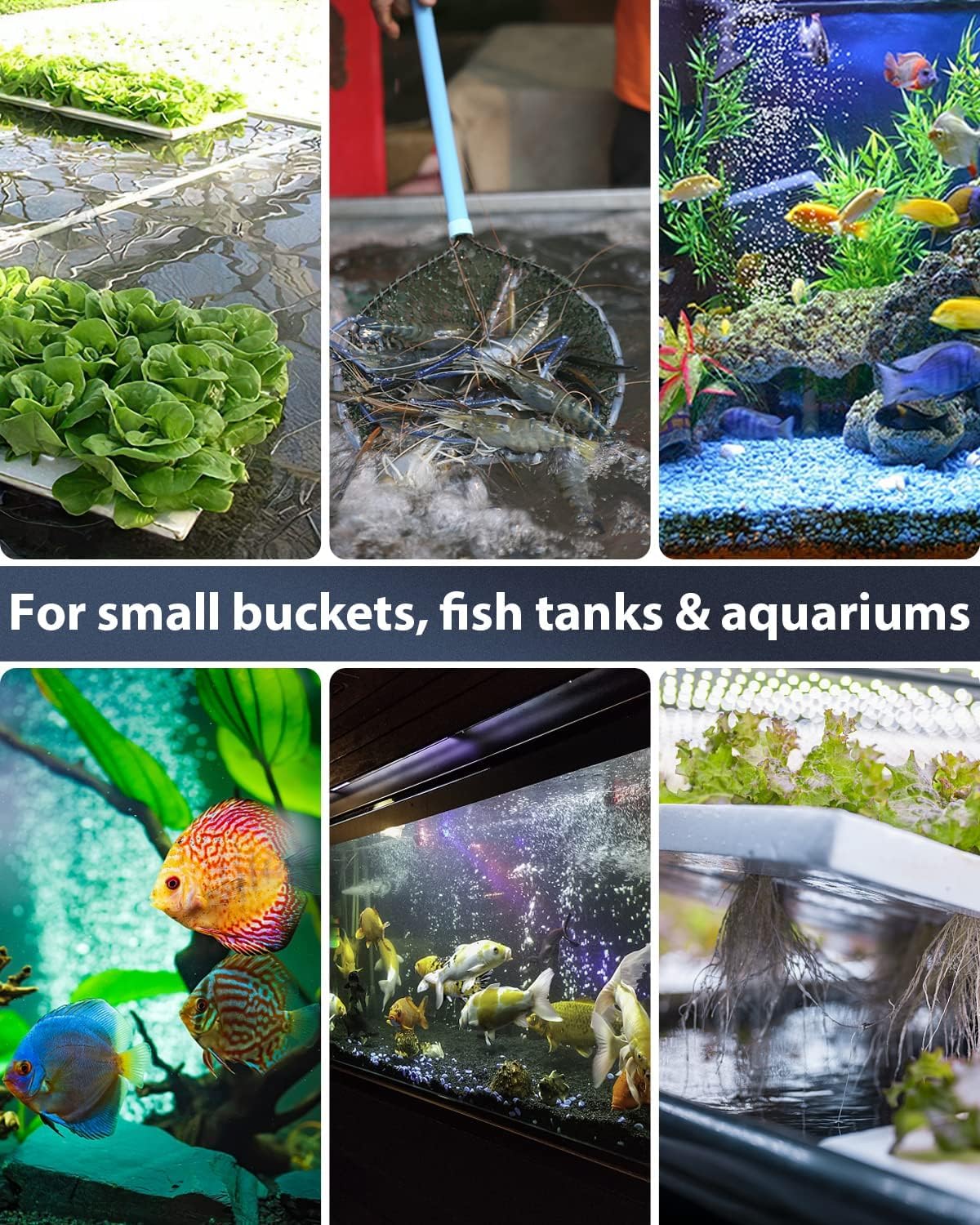 Petcrux Aquarium/Fish Tank Bar Air Stone, 6 inch | Hydroponic Systems Bubble Air Stone Line